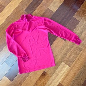 VTG • Y2K Sheer Mesh Sweetheart Top